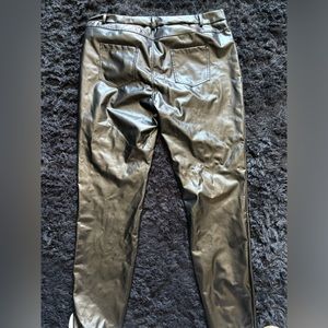 SHEIN faux leather pants
